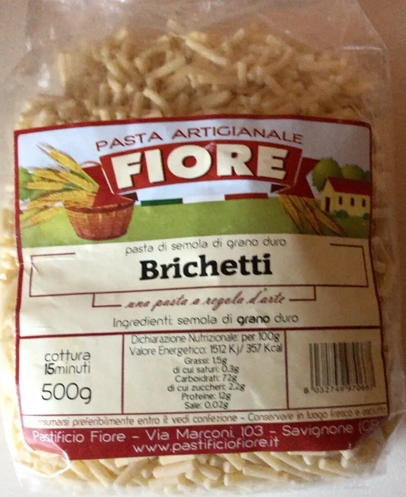 Bricchetti ( pasta per minestra)