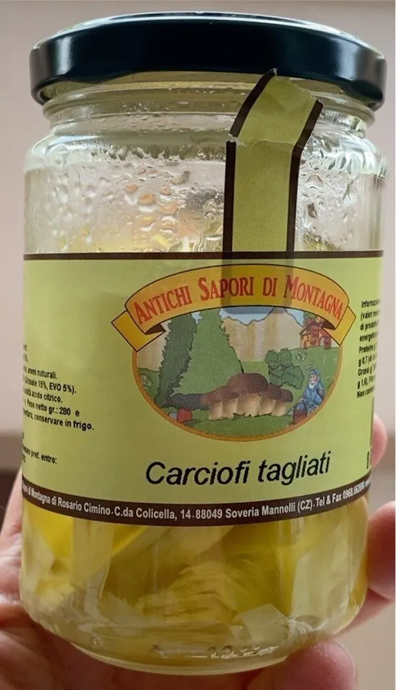 Carciofi tagliati