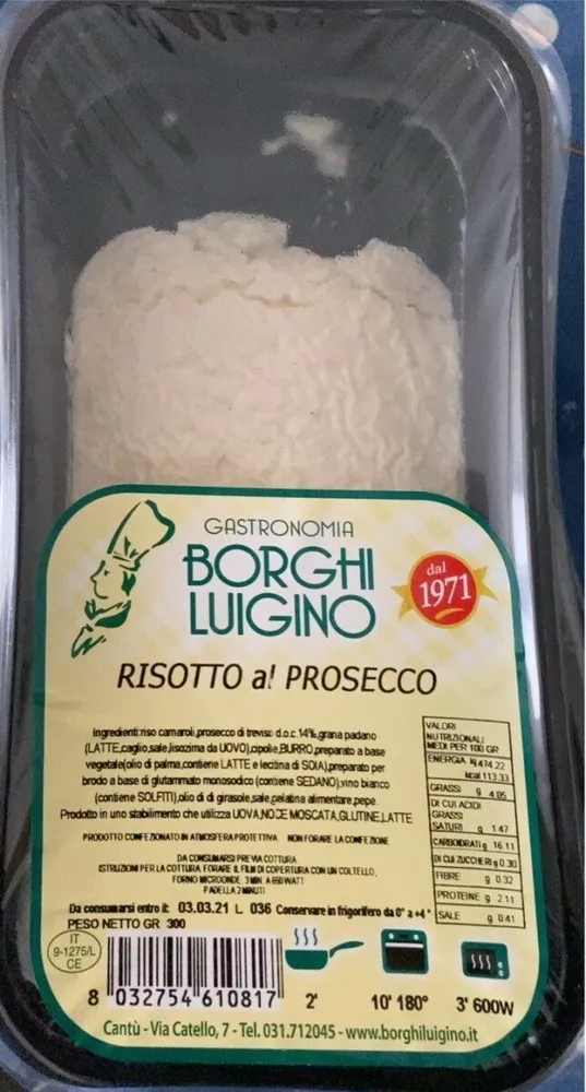 Risotto al Prosecco