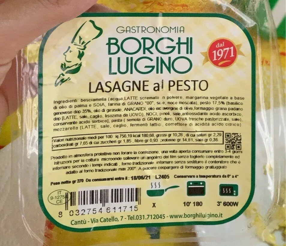 Lasagne al pesto