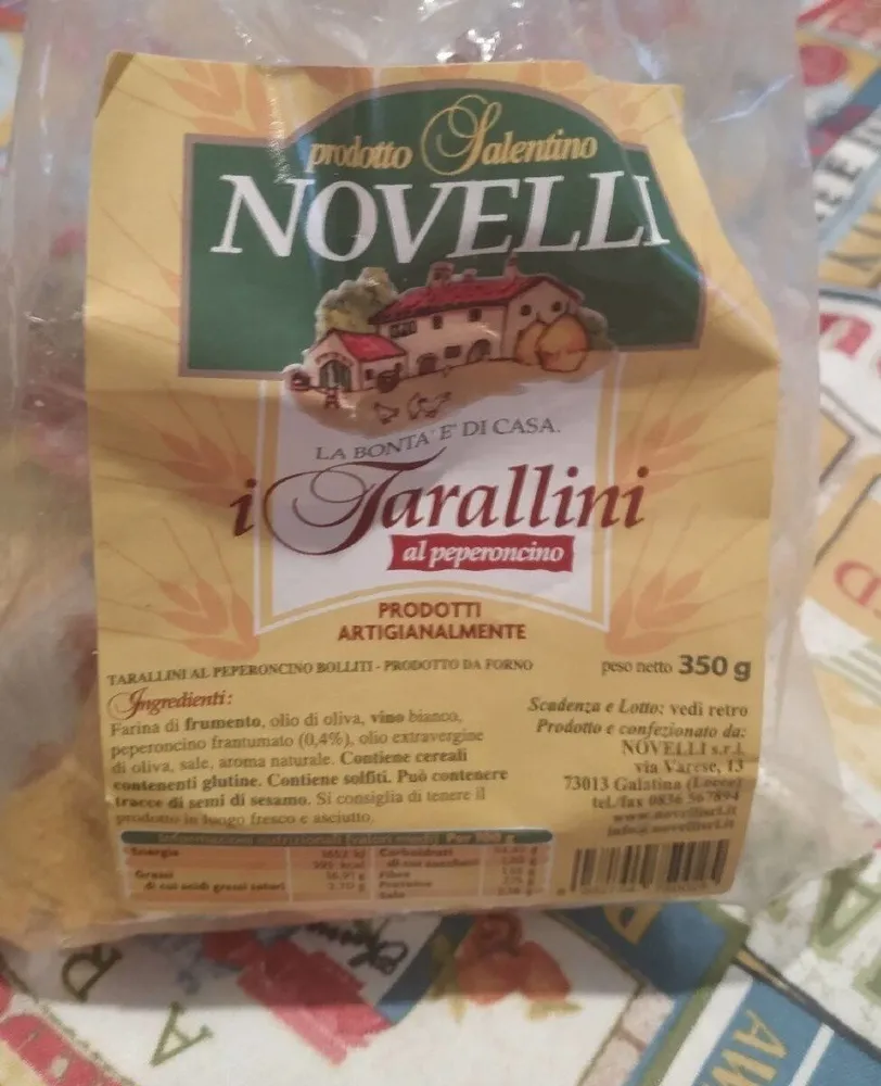 Prodotto Salentino Novelli i tarallini al peperoncino