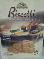 Biscotti con farina di riso e latte