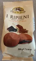 Biscotti ripieni di crema al cacao