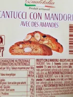 Cantucci con mandorle  a écrit des amandes