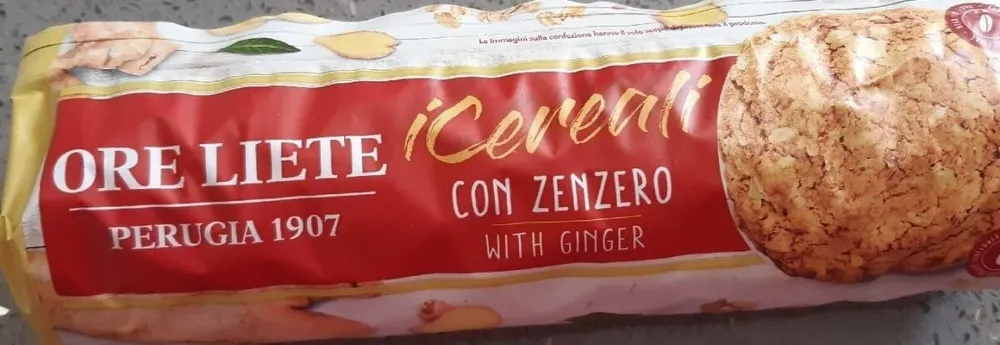 I cereali  con zenzero