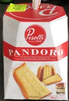 Pandoro tiramisu cream