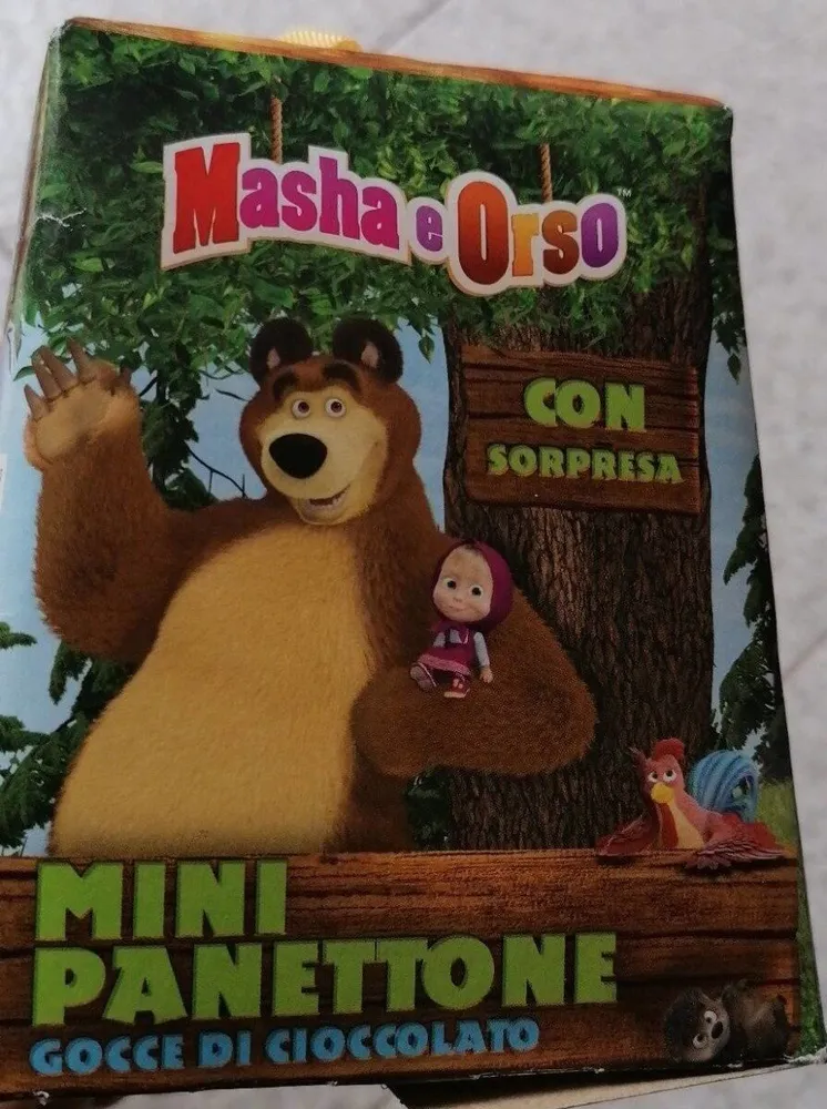 Mini panettone Masha e Orso
