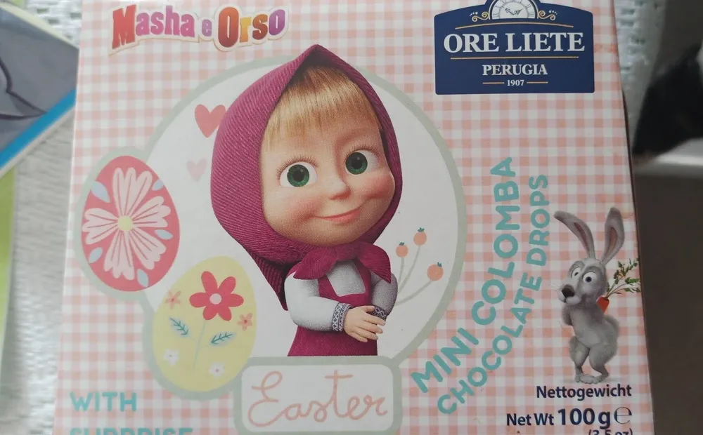 Mini colomba masha e orso