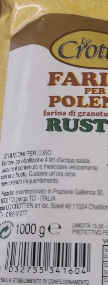 Farina per polenta rustica