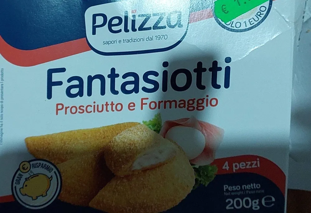 Fantasiotti prosciutto e formaggio