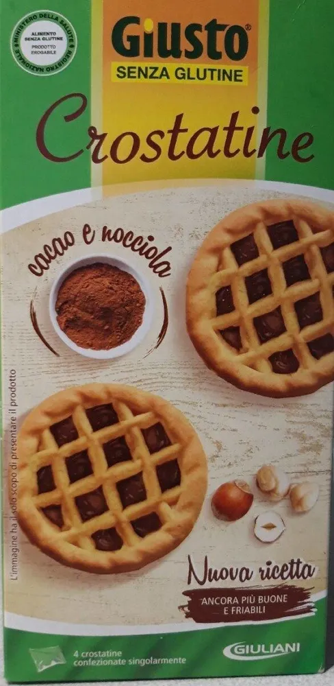 Crostatine cocco e nocciola
