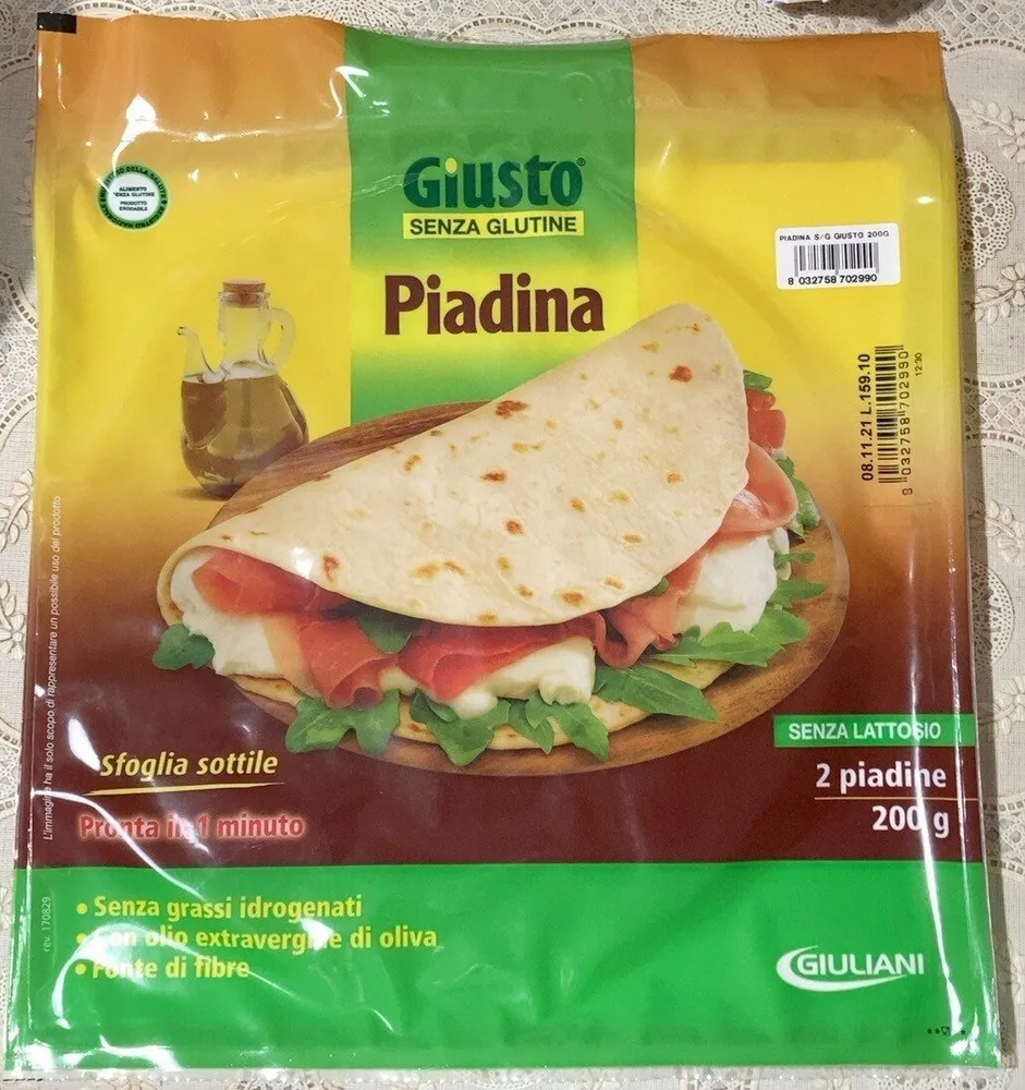 Piadina senza glutine