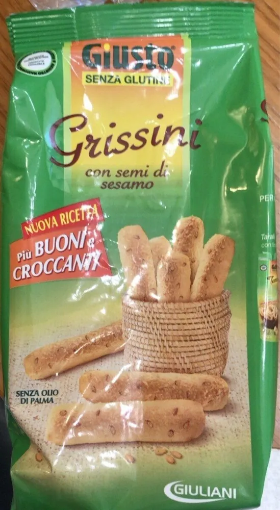 Grissini con semi di sesamo