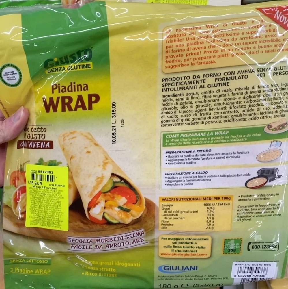 Piadina wrap