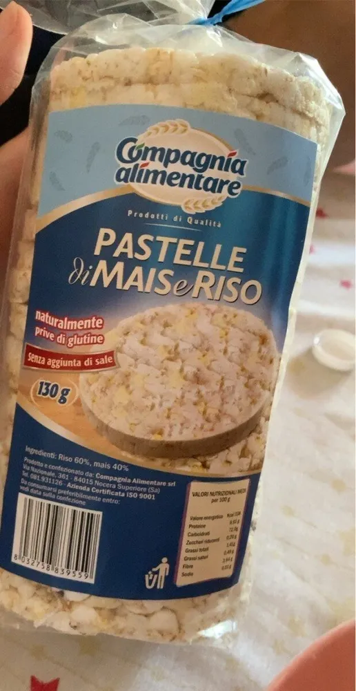 Pastelle di Mais e Riso