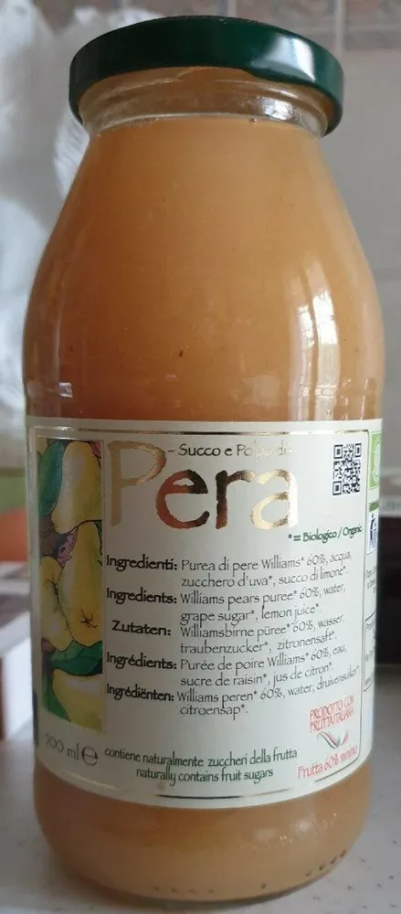 Succo e polpa di Pera