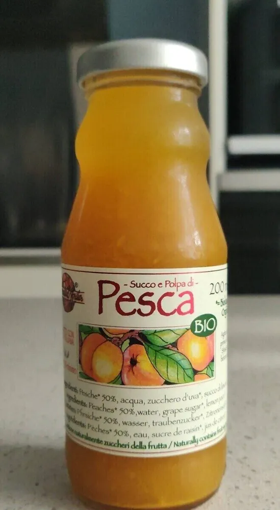 succo e polpa di pesca