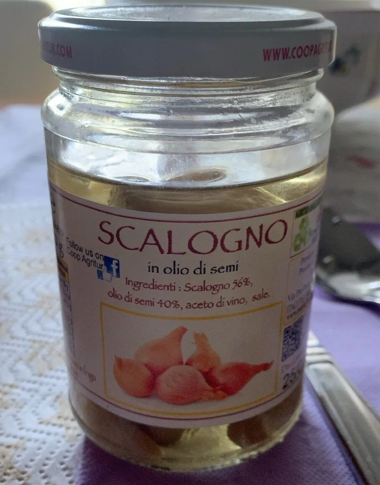 Scalogno in olio di semi