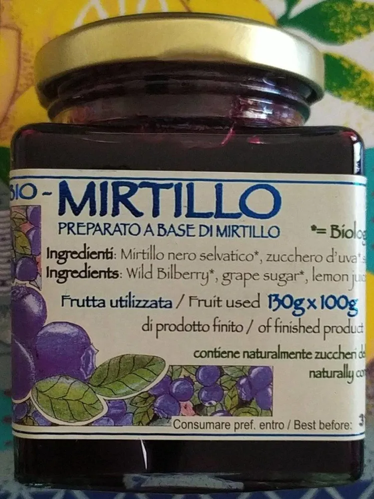 Preparato a base di mirtillo