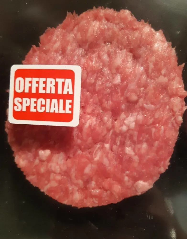 Hamburger bovino adulto