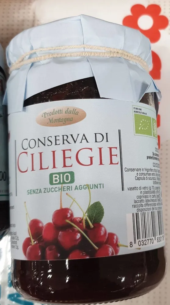 Conserva di ciliegie bio