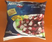 Polpo cotto e tagliato