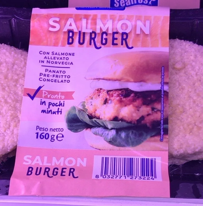 Salmon burger