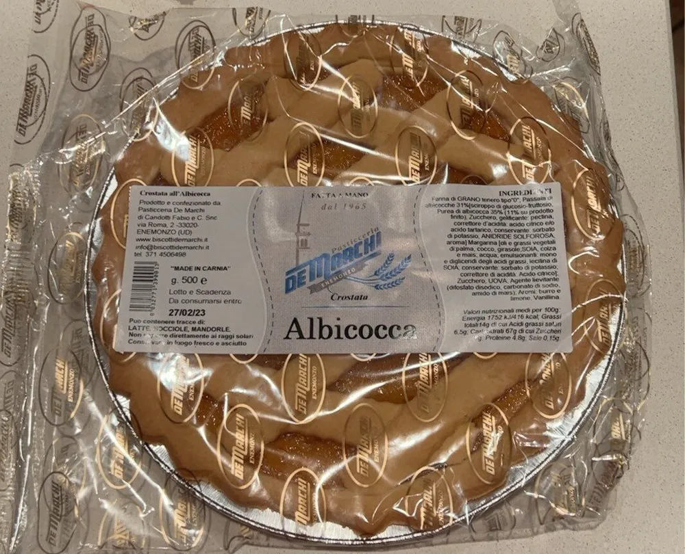 crostata di albicocca