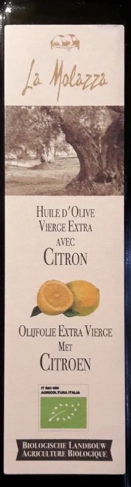 Huile d'olive avec citron