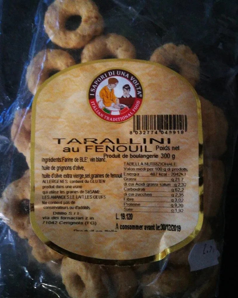 Tarallini ai fenouil