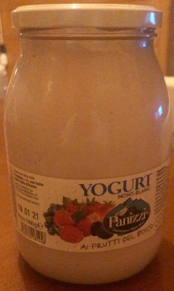 Yogurt Mont-Blanc ai frutti del bosco