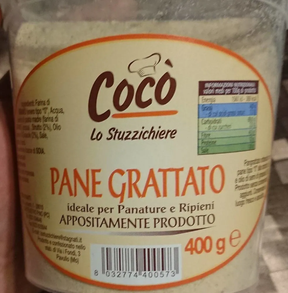 Pane grattato