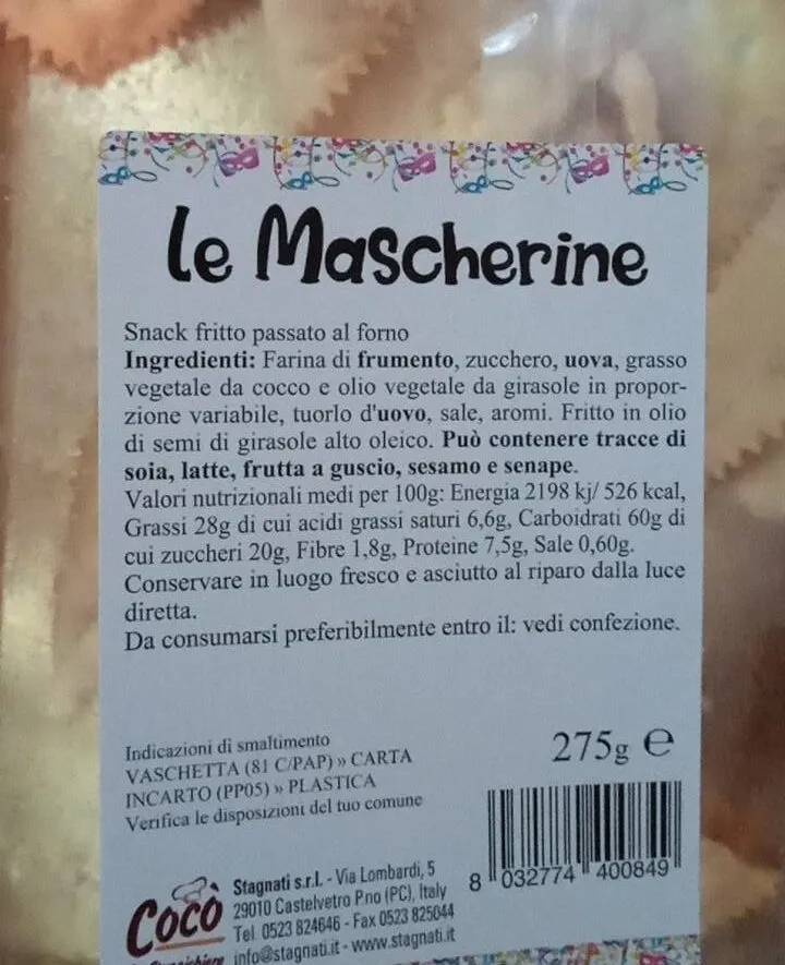 Le mascherine