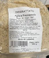 Pangrattato aglio e prezzemolo