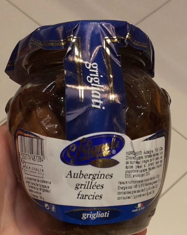 Aubergines grillé farcie
