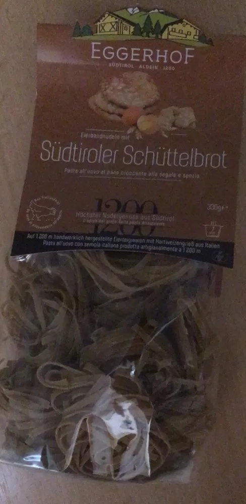Eierbandnudeln mit Südtiroler Schüttelbrot