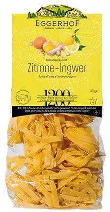 Pasta all’uovo al limine e zenzero