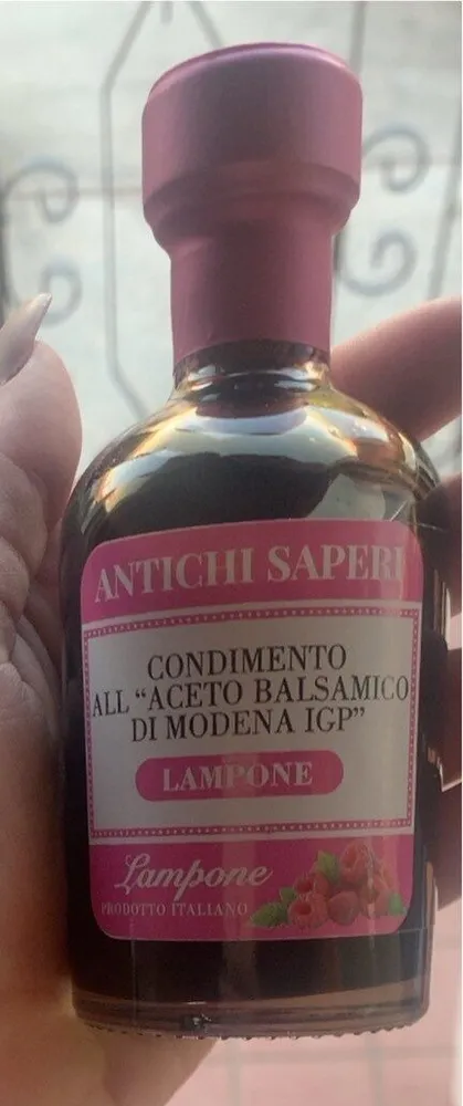 Condimento all aceto balsamico di modena igp al lampone