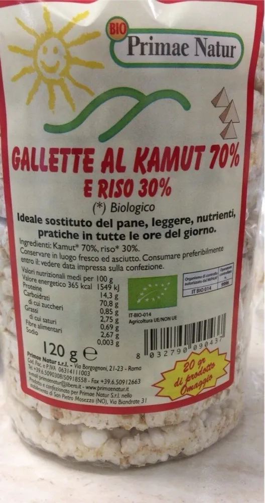 Gallette al kamut