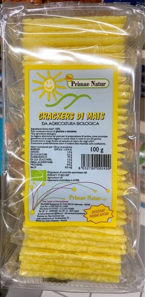Crackers di mais