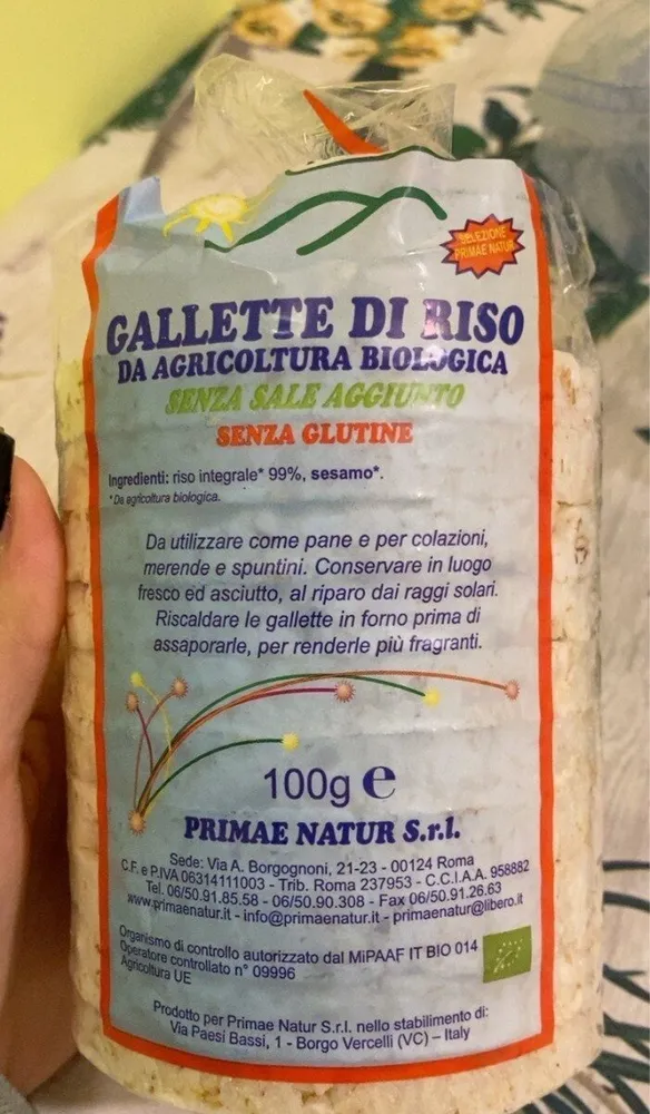 Gallette di riso