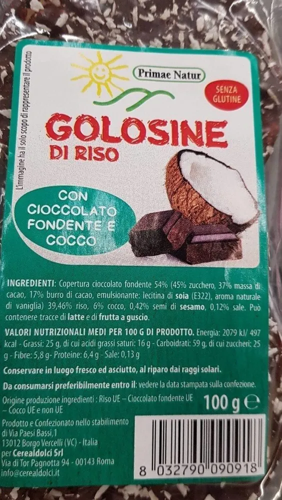 Golosine di riso