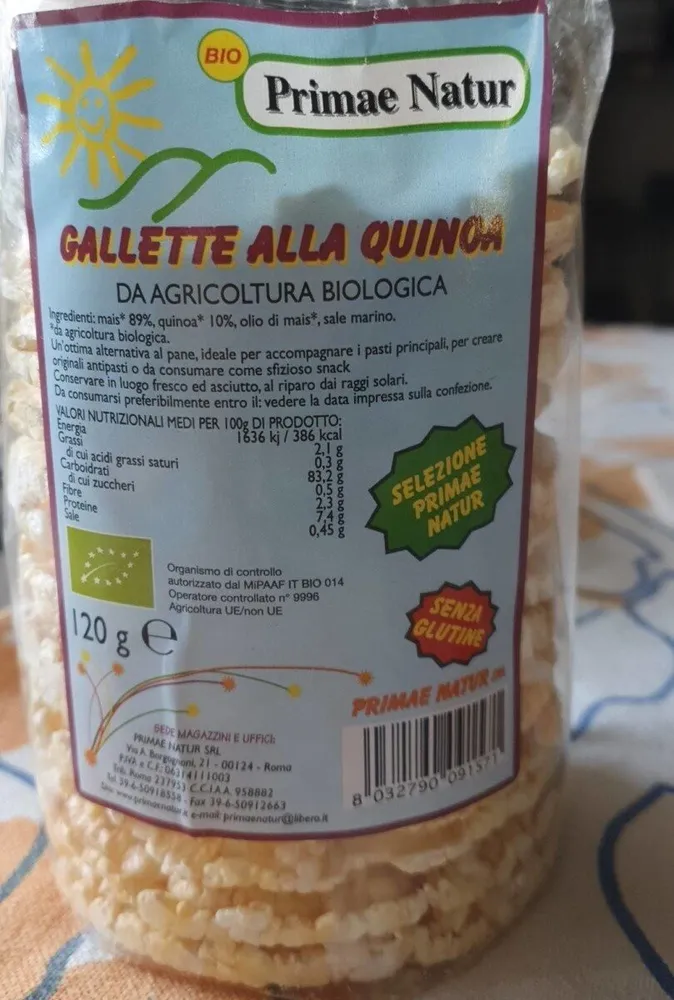 Gallette alla quinoa