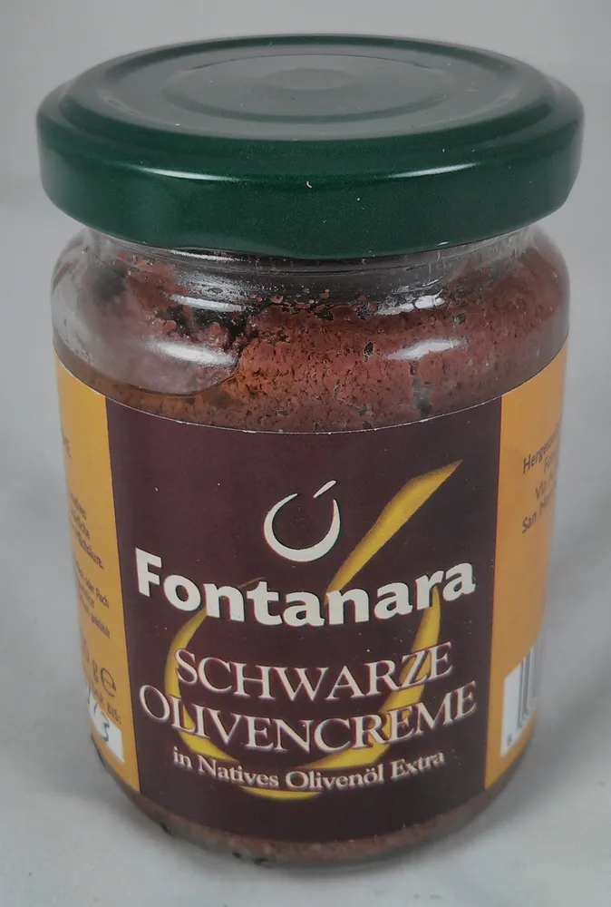 Schwarze Olivencreme