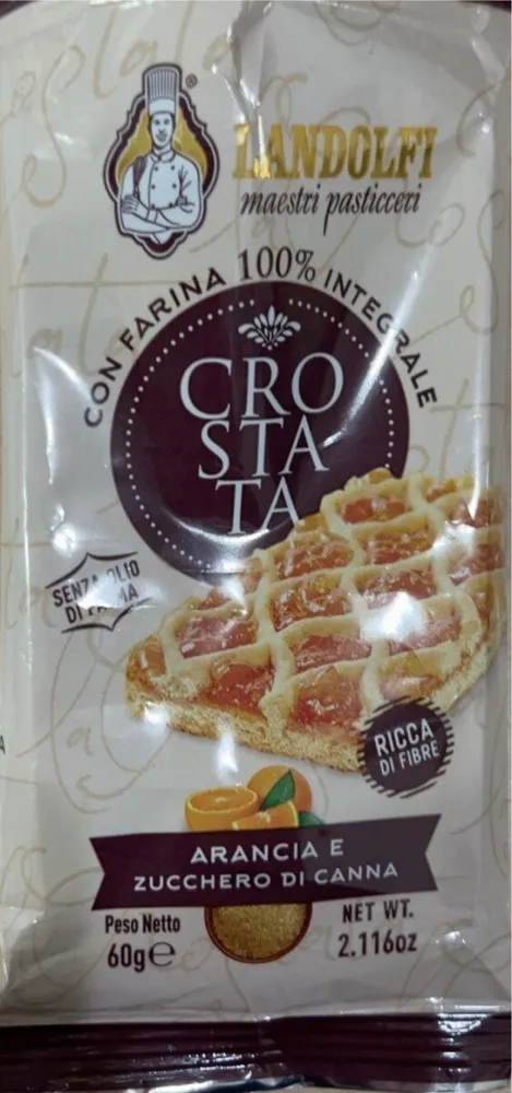 Crostata arancia  e zucchero di canna
