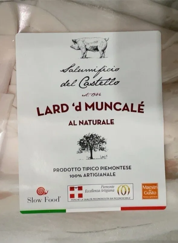 Lardo salato al naturale