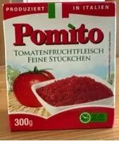Tomatenfruchtfleisch feine Stückchen
