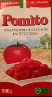 Tomatenfruchtfleisch in Stücken
