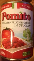 Tomatenfruchtfleisch in Stücken