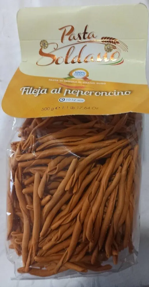 Fileja al peperoncino